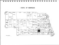 Nebraska State Map, Clay County 1986